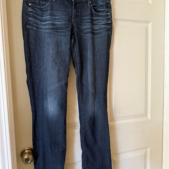 Express Women's Midnight Blue Skinny Jeans - Picture 2 of 7